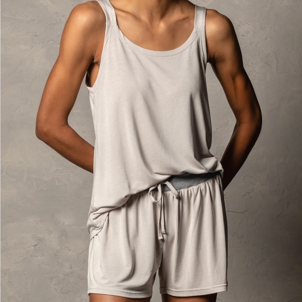 Comfort Bamboo tank in pebble